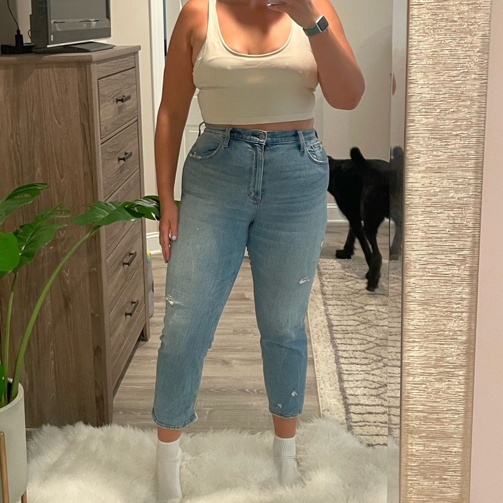 Abercrombie Ultra High Rise Mom Jean